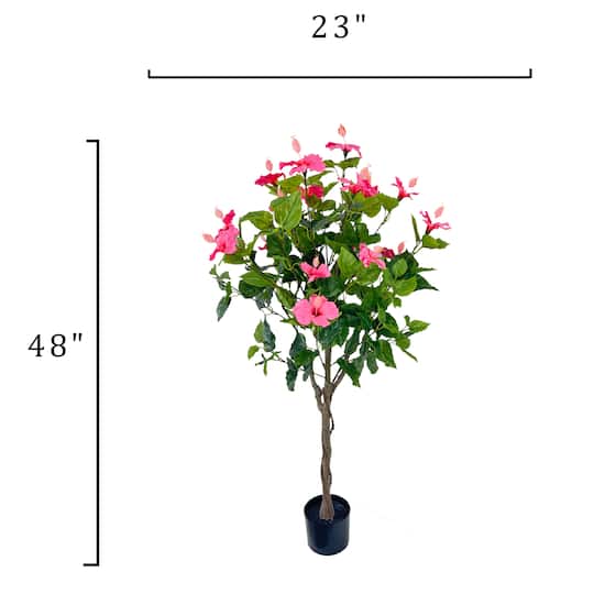 4ft. Potted Pink Hibiscus Tree by Ashland®